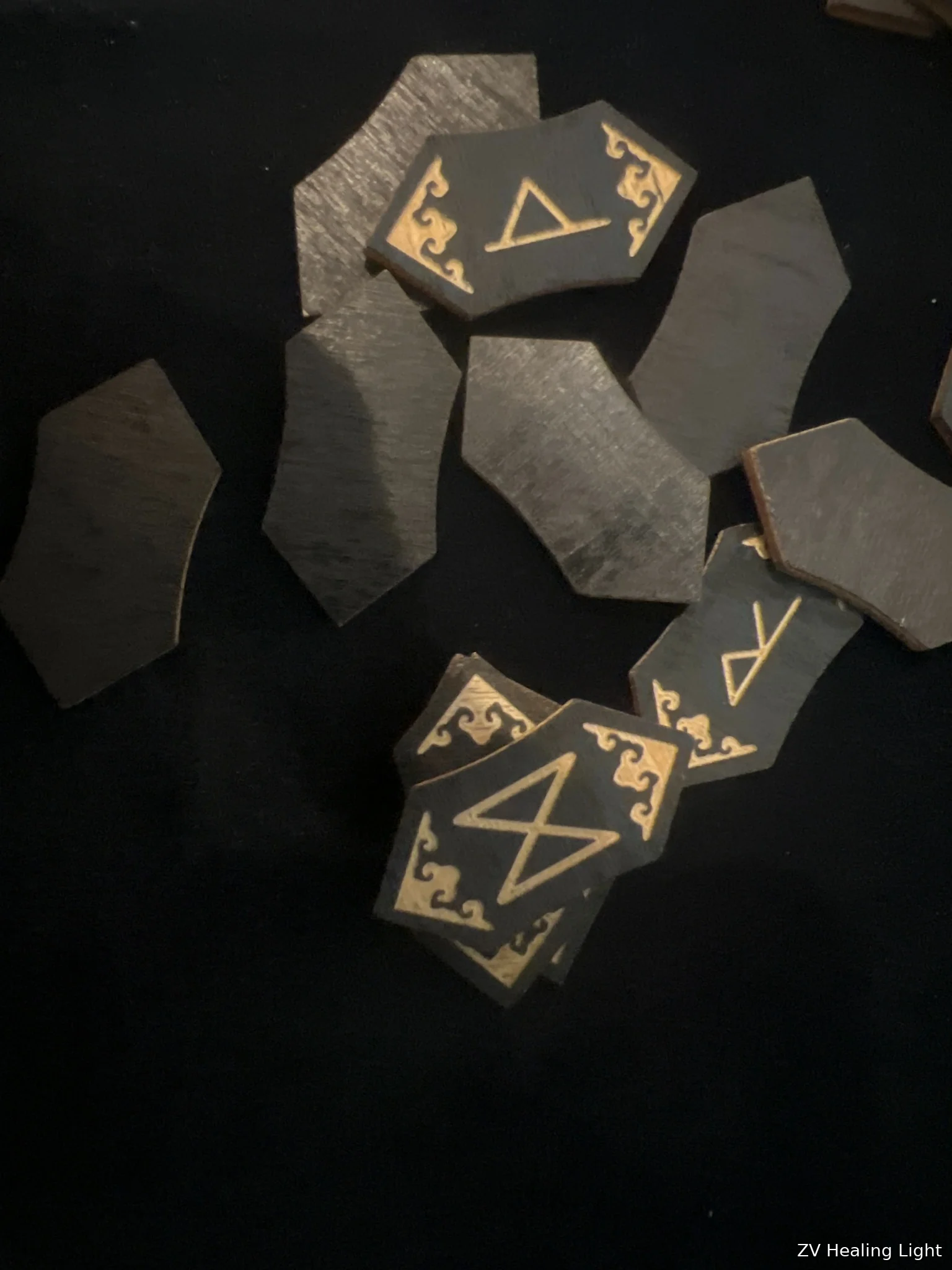 Runes used in Zac’s spiritual practice
